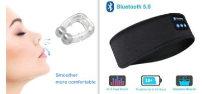 Wireless Bluetooth Sleeping Headphones Headband Thin Soft