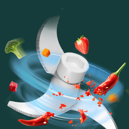 Portable Electric Mini Garlic Cutter Masher Vegetable Fruit