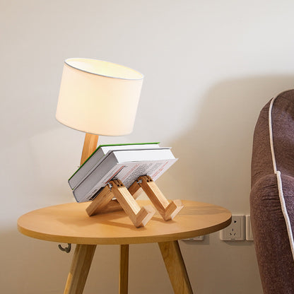 Desk Lamp Creative Bedroom Desk Lamp Wooden Bedside