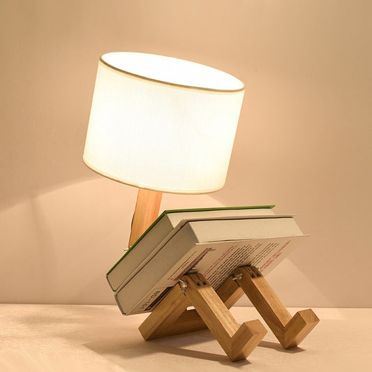 Desk Lamp Creative Bedroom Desk Lamp Wooden Bedside