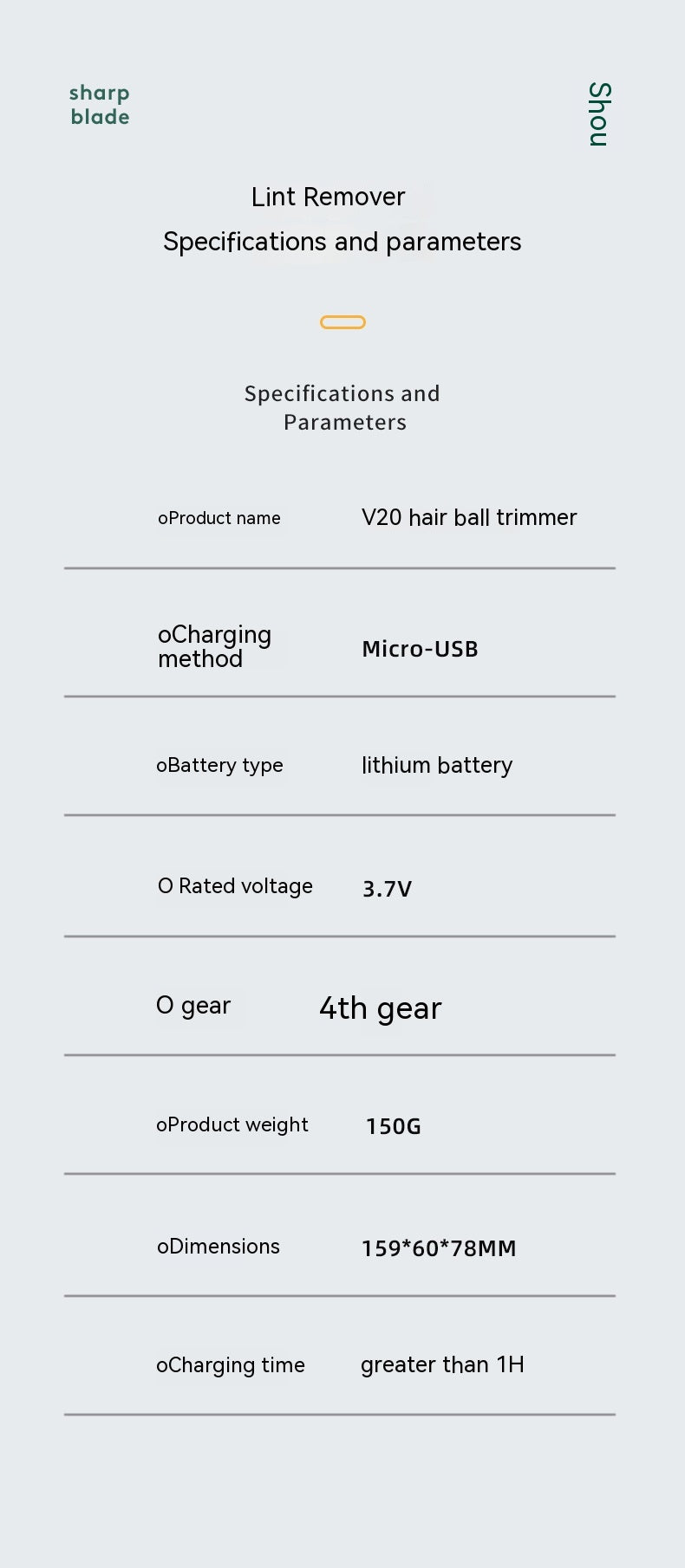 Hair Removal Ball Shaving Electric Sweater Lady Shaver