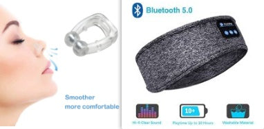 Wireless Bluetooth Sleeping Headphones Headband Thin Soft