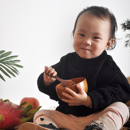 Solid Wood Bowl Large Small Size Soup Bowl Noodle Bowl