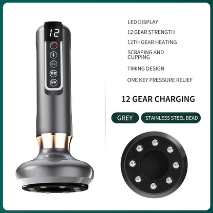 Electric Vacuum Cupping Anti-Cellulite Suction Cup Gua Sha