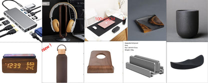 Smart Wireless Charging Wooden Alarm Clock Creative Wooden